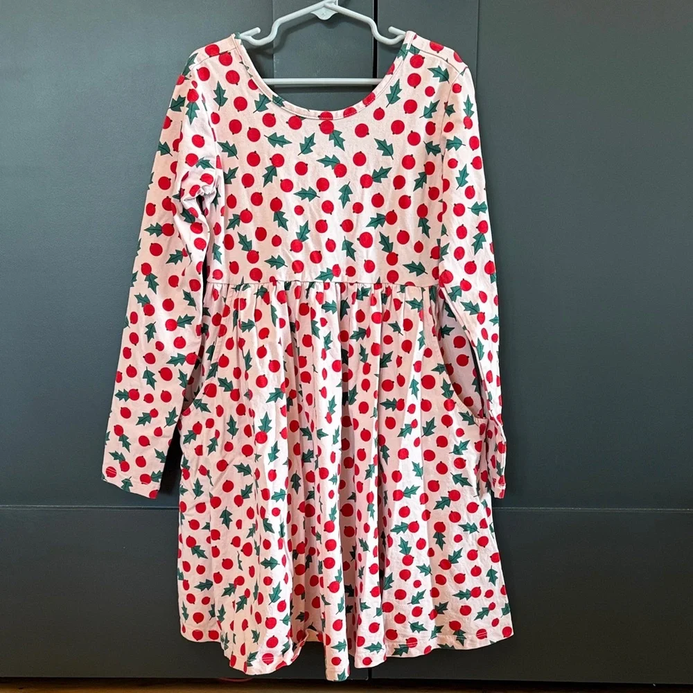Hanna Andersson Holly Berry Pocket Dress